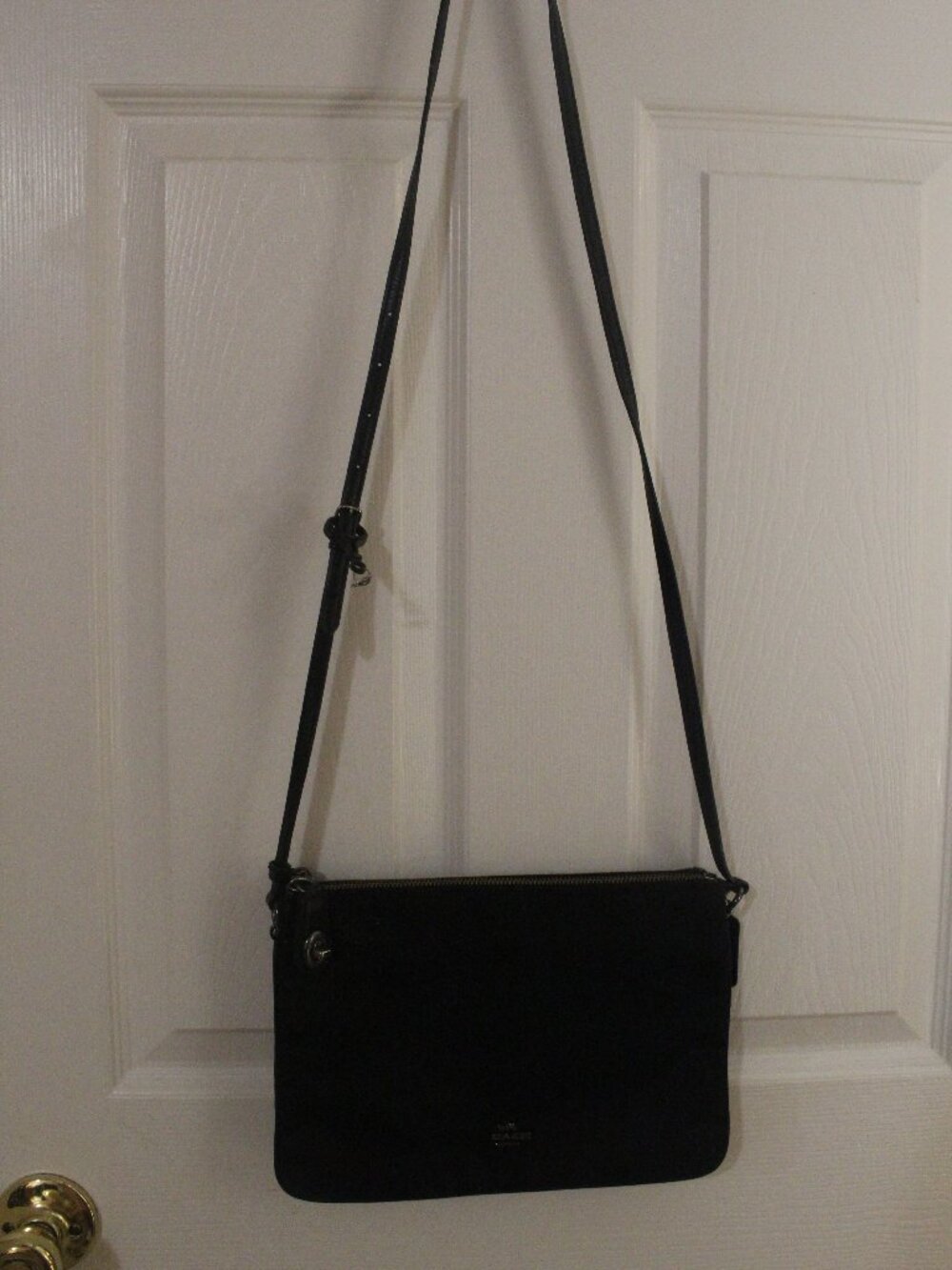 Coach Black Zip Crossbody Bag